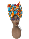 African Print Full Headwrap