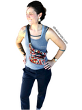 Unlined African Print Ankara Fanny Waist Bag