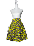 African print skirt