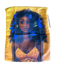 Black girl magic drawstring bag