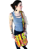 Cross-body Ankara Messenger Bag