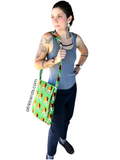 Cross-body Ankara Messenger Bag