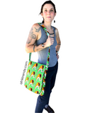 Cross-body Ankara Messenger Bag