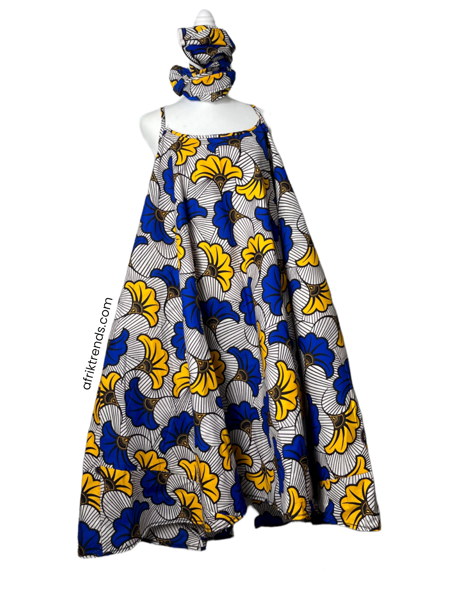 African Print Hibiscus Summer dress – Afrik Trends African Print Hibiscus Summer dress – Afrik Trends