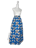 African print skirt