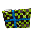 African Print Full Headwrap Checkered Ankara