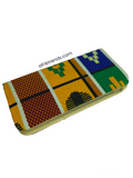 African print wrapped wallet