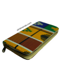 Kente African print wrapped wallet