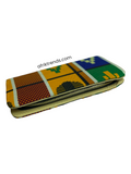 African print wrapped wallet