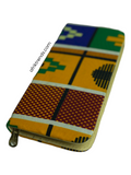 Kente African print wrapped wallet