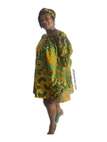 YAYI African print-off shoulders swing dress