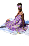 Ankara African Dress With Matching Headwrap