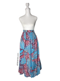 African print skirt