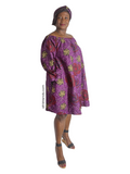 YAYI African print-off shoulders swing dress