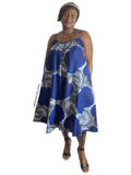 Ankara African dress with Pockets