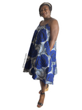 Ankara African dress with Pockets