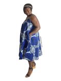 Ankara African dress with Pockets