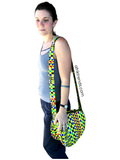 Cross-body Ankara Messenger Bag