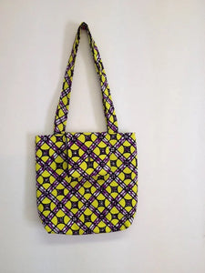 African Print Tote Bag