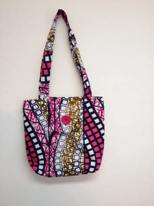 African Print Tote Bag
